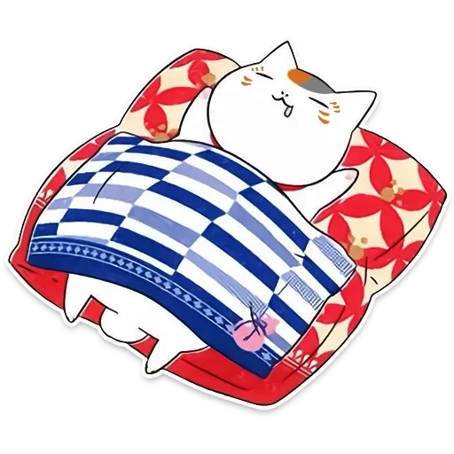 chat, chat, maneki neko, les animaux sont mignons, le chat dort un vecteur