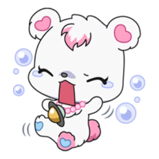 chuanjing, jewelpet, lindo anime, patrón lindo, imagen de animación