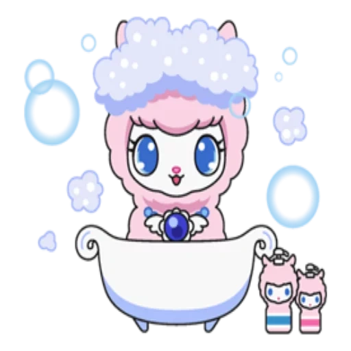 animación, chuanjing, imagen de animación, angela sanrio, jewelpet angela