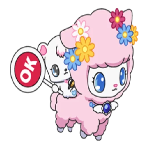 jewelpet, angela sanrio, sanrio jewellpet, malaikat jewelpet, jvevellpa ovechka angela