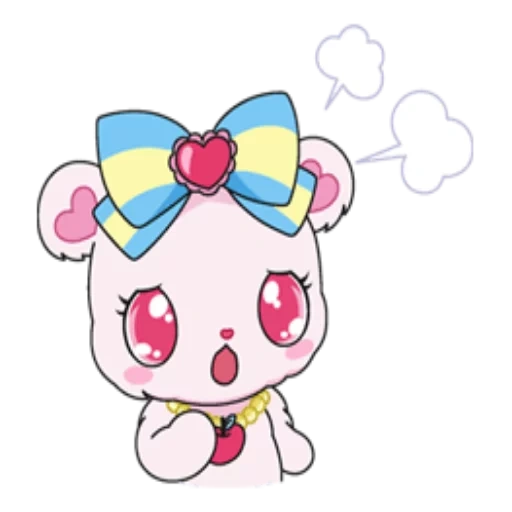 the jewelpet, jewelpet rosa, jewelpet 2009, der schmuckbildschirm, eiga schmuck süße tanzende prinzessin cartoon 2012