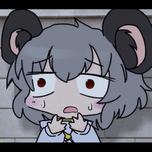 anime, nyn 姉貴, chibi anime, anime nyn 姉貴, nazrin touhou cookie