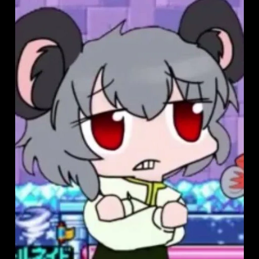 anime, anime chibi, chibi nazin, anime nyn 姉貴, nazrin touhou