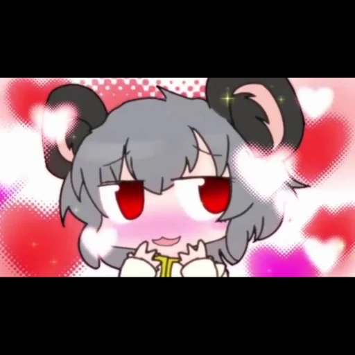 nyn, nazrin, anime nyn, touhou project, cookie nazrin touhou