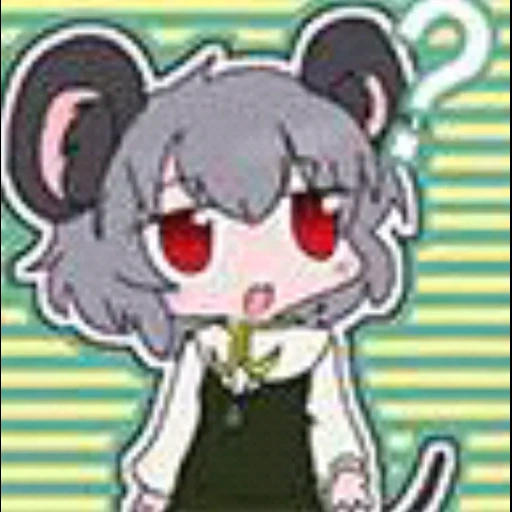 anime, nazrin, anime di nico, anime nyn, progetto touhou