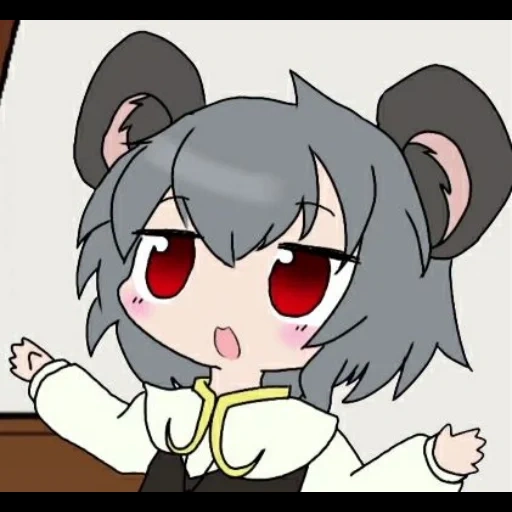 chibi, anime, chibi anime, anime nyn 姉貴, nazrin touhou cookie