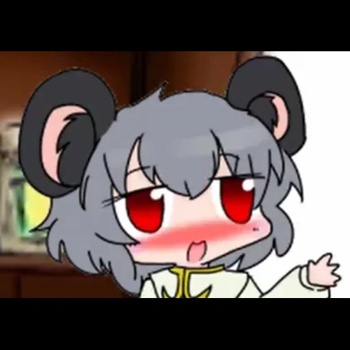 anime, anime, chibi anime, anime nyn, cookie nazrin touhou