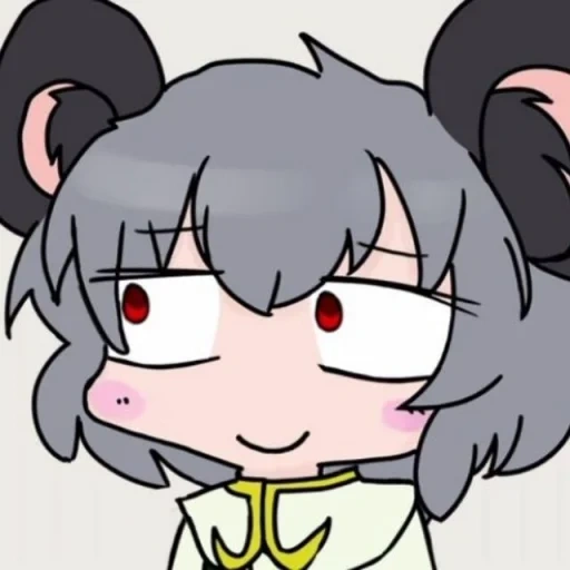 chibi, anime, chibi algunos, anime chibi, nazrin touhou cookie