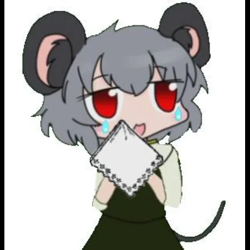red cliff, animation, nasrin, red cliff animation, nazrin touhou