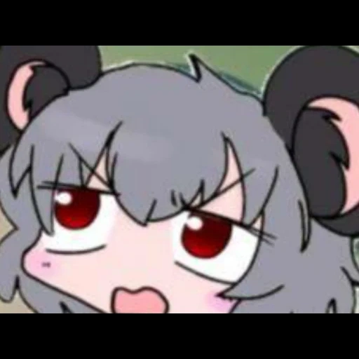 anime, nyn, anime chibi, anime nyn, cookie nazrin touhou