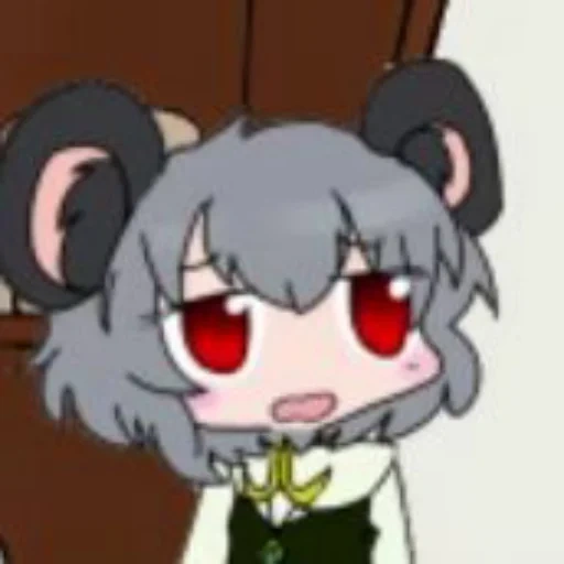 red cliff, nazrin, nasrin red cliff, animation nyn, nazrin touhou cookie