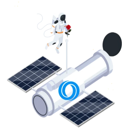 satélite gps, icono satélite 3d, vector de satélite espacial, vector de nave espacial, nave espacial de fondo transparente