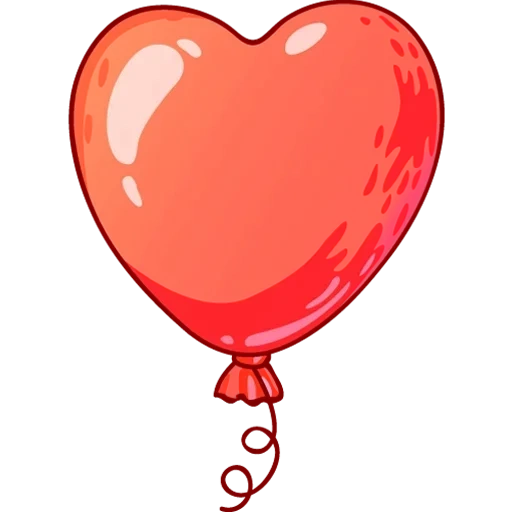 шар, клипарт, шарики воздушные, шарик сердцем привязанным, воздушный шар сердце контур