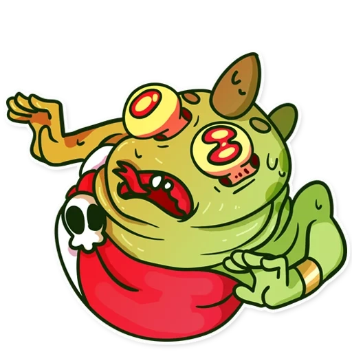 gemüse, und amphibia, zombie frosch