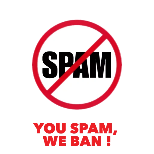 spam, testo, anti-spam, segno spam, contro lo spam