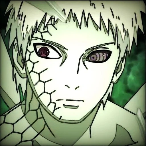 anime, naruto, obito krash, obulti dzhinchuriki face, obito jinchuriks of a ten high dattabuk