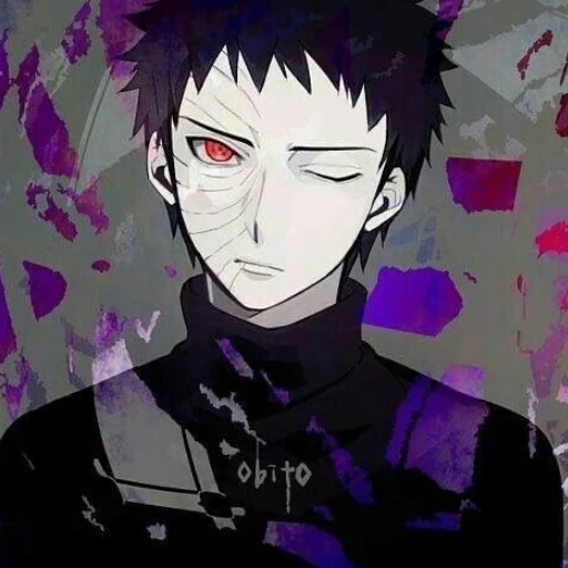 anime, obotov toby, obit de uchiha, obito uchiha, bureau de l'uchiha hot