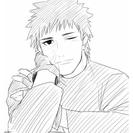 naruto, personnages d'anime, naruto gaara kakashi, tobirama senji dessin, coloriage naruto tobirama