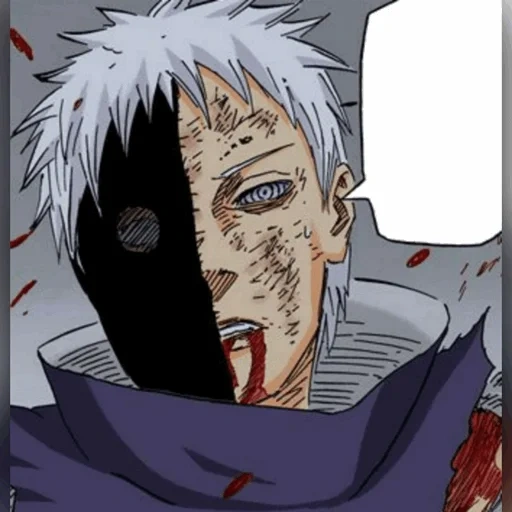 наруто, обито учиха, uchiha obito, обито зетсу наруто, какаши против обито