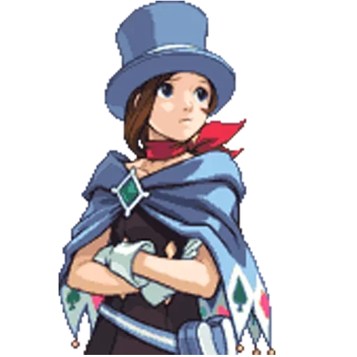 ace attorney, trucy wright, трюси ace attorney, trucy wright sprites, ace attorney trucy wright спрайт