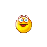 smiley, the smiley is cheerful, smiley emoticons, animated emoticons, laughing smiley animashka