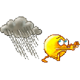 smiley is coming, smiley rain, smiley in the rain, wind animation of children, animated emoticons