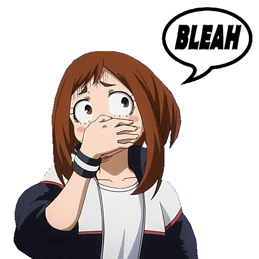 die uraraka, ulaca, ochako uralak, ochako uraraka, aufkleber für uralaka