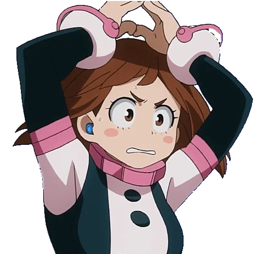 uraraka, uraka, ochako uraraka, uraraka omorashi