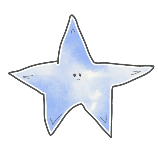 pignons, étoiles bleues, starfish, star blue, starfish strip