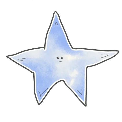 estrella, estrellas azules, estrella de mar, las estrellas son azules, plantilla de la estrella del mar