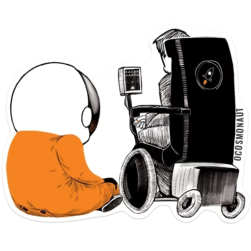 astronaut, tidak dikenal, stick kosmonot