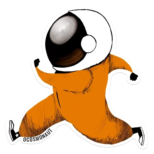 astronaut, astronot berbunyi, stick kosmonot, astronot menyambut, 250 stiker astronot