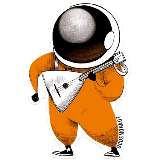 o masculino, astronauta, colar cosmonaut