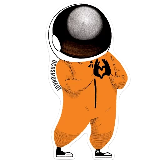astronauta, cosmonaut con una palla, l'astronauta sta ballando, stick cosmonaut, astronauta danzante