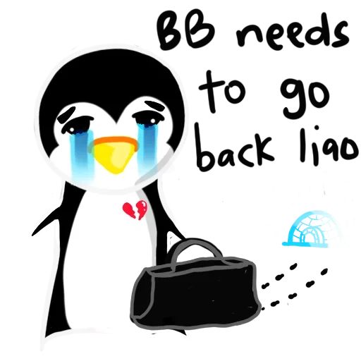 manchot, manchot, art pingouin, pingouin clipart, pingouin qui pleure