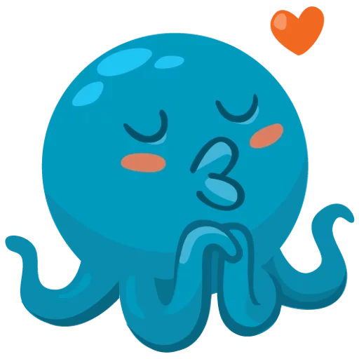 octopus, otto der oktopus, cute octopus, oktopus ohne hintergrund