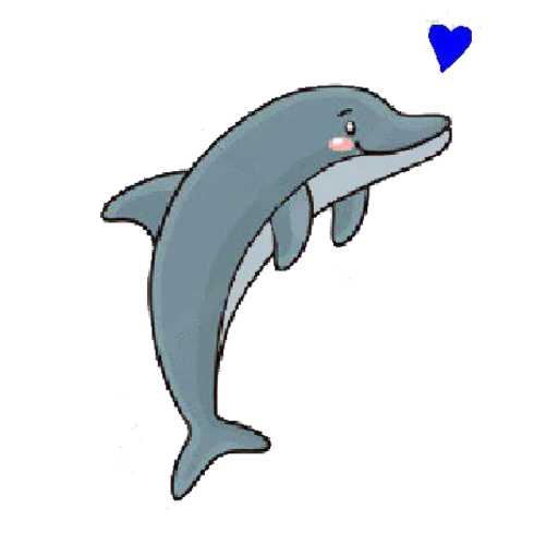 dolphin, lindo delfín, patrón de delfines, dibujo de delfines, dibujos animados de delfines