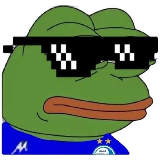 computadora portátil, thug life, rana triste, rana gafas pepe, sombrero de remolque de rana pepe