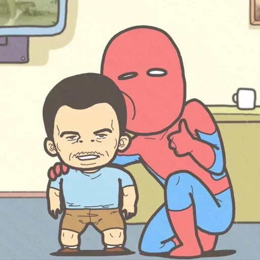 boys, cartoon, oppose stereotypes, spider-man is funny, uncle ben spider-man jokes
