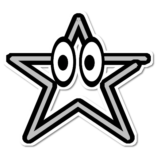simbolo della stella, icona stella, icona stella, icona stella di hollywood, sea star star a cinque punti