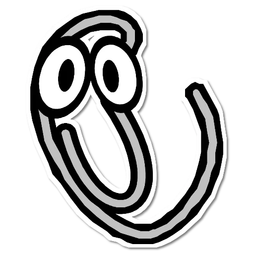 текст, значки вектор, clippy скрепка