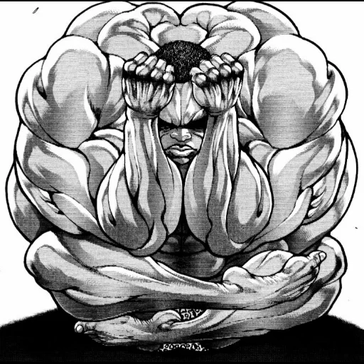 grappler, bucky fighter, fare sottaceto di baki, hanma fighter of baki, anime di bucky hanma