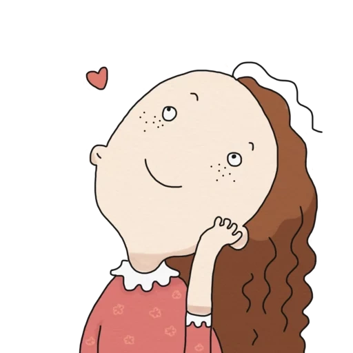 cong, desconhecido, ginger fuli, autor desconhecido, garota de cabelo encaracolado de desenho animado