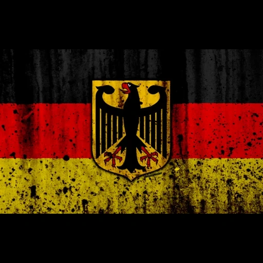 deutschland, deutschland der wappen von waffen, deutschlandflagge, brg flagge durch das wappen der arme, deutsche flagge 1860