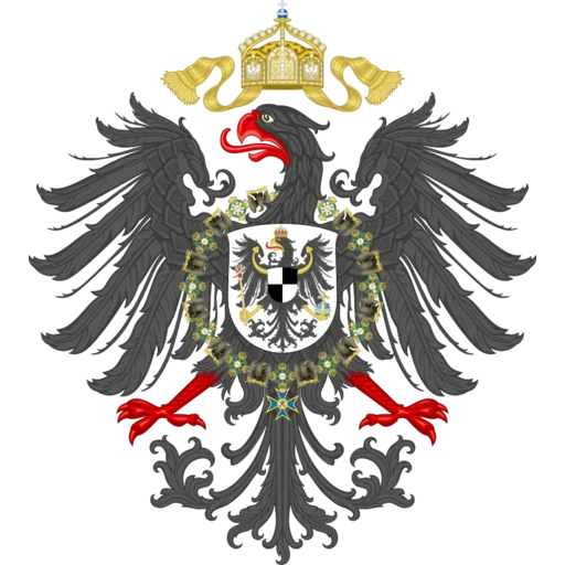 stemma imperiale tedesco, 1914 bandiera imperiale tedesca, grande stemma dell'impero tedesco, stemma imperiale tedesco 1871 1918, aquila a due teste dell'impero tedesco