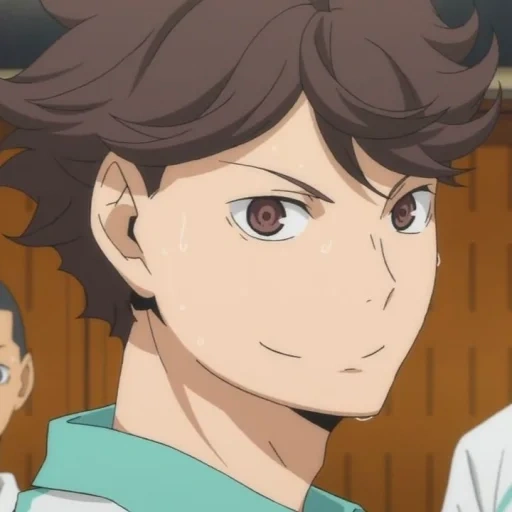 haikyuu, oikawa tooru, okawa volleyball anime, okawa volleyball anime stills, anime volleyball saison 1 episode 23