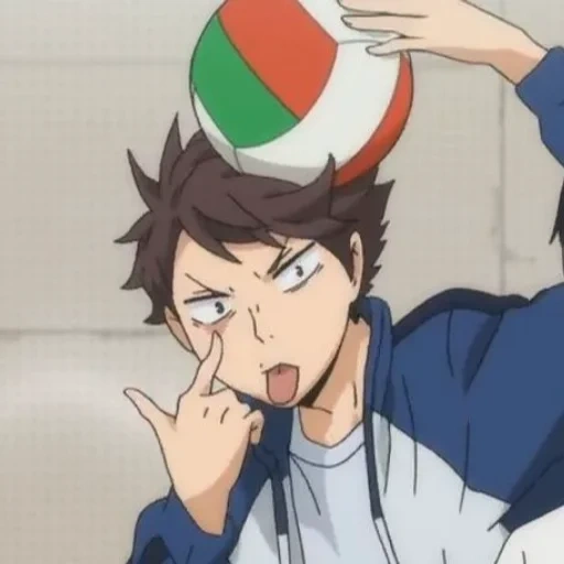 okawa, haikyuu, cartoon volleyball, okawa's childhood, cartoon volleyball hero