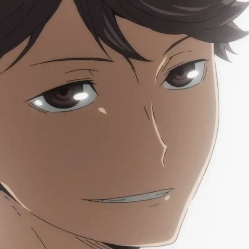 haikyuu, okawa cartoon, sea cool volleyball, anime volleyball oikawa, anime volleyball meme russian