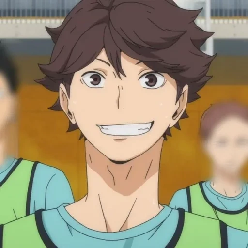 haikyuu, torá oikawa vôlei, vôlei de anime oikawa, capturas de tela de vôlei de oikawa, mitsunaka susum anime volleybol