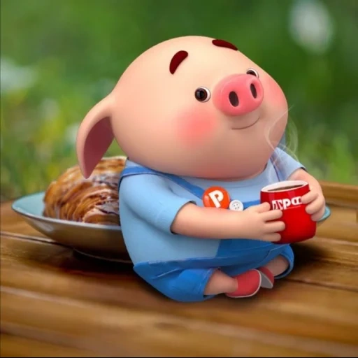 babi kecil, babi, piggi piggi, kartun tentang khryushka lucu, pinterest